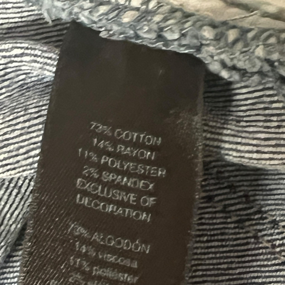 White House Black Market Skinny Jeans Women’s 12R Blue Distressed Denim Pants - Picture 12 of 14